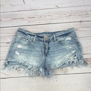 Hippie Laundry Blue Vintage Wash Jean Shorts